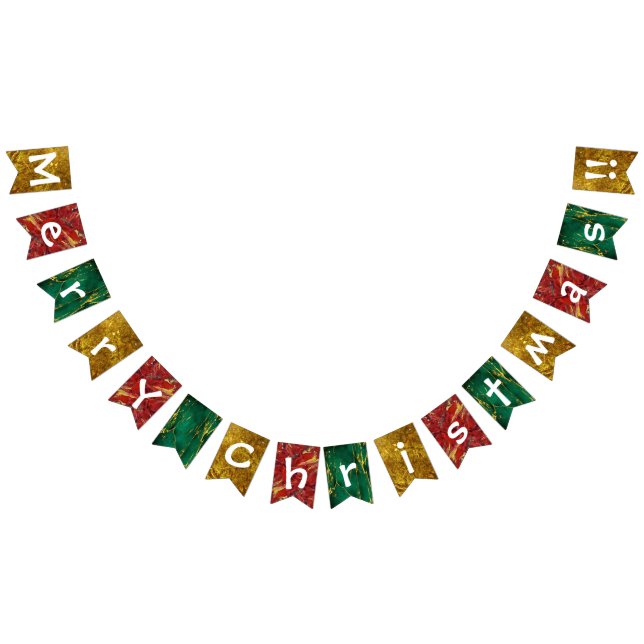 Merry Christmas!! Bunting Flags (All)