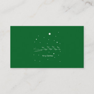 Merry christmas business card