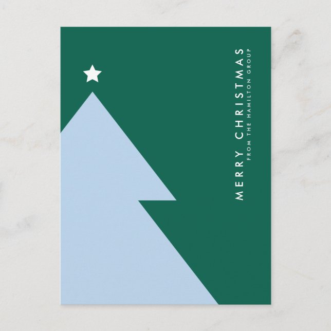 MERRY CHRISTMAS Business Company Corporate Postcard (Front)