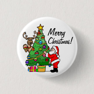 MERRY CHRISTMAS BUTTON