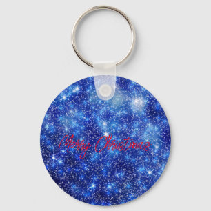 Merry Christmas  Button Keychain