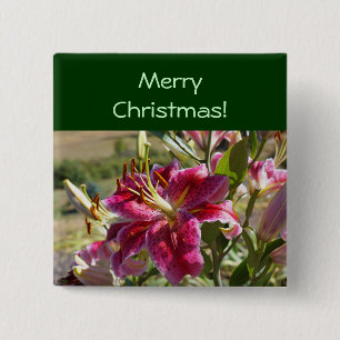 Merry Christmas Buttons Retail Business Lily