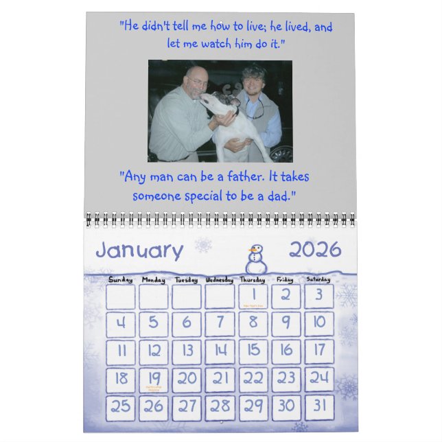 Merry Christmas!! Calendar (Jan 2026)