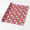 Merry Christmas Calligraphy Round Photo Red