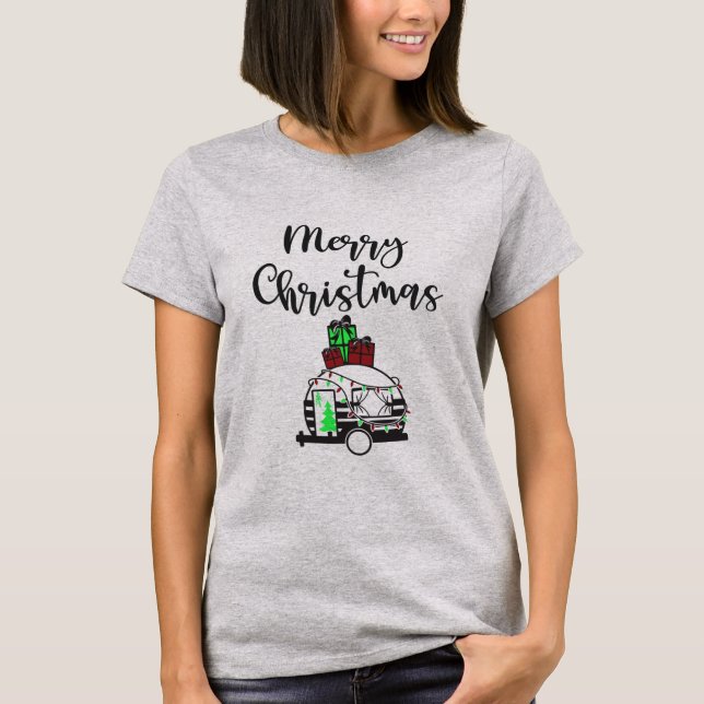 Merry Christmas Camper T-Shirt (Front)