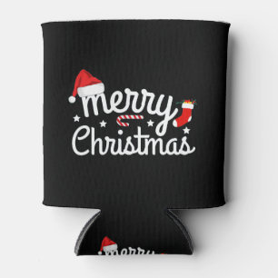 Merry Christmas Can Cooler