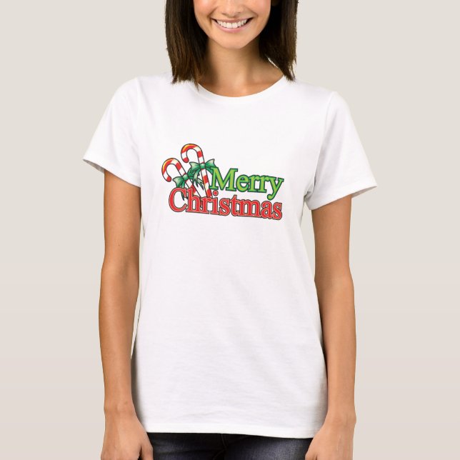 Merry Christmas Candy Cane Shirt Jacket Sweatshirt (Front)