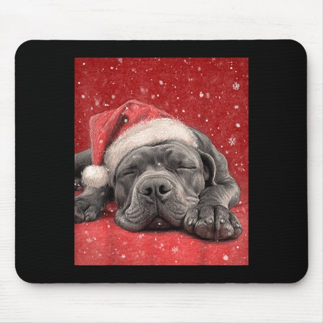 Merry Christmas Cane Corso  Mouse Pad (Front)