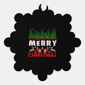 Merry Christmas Canvas Christian Christmas Jesus Ornament Card