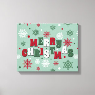 Merry Christmas Canvas Print