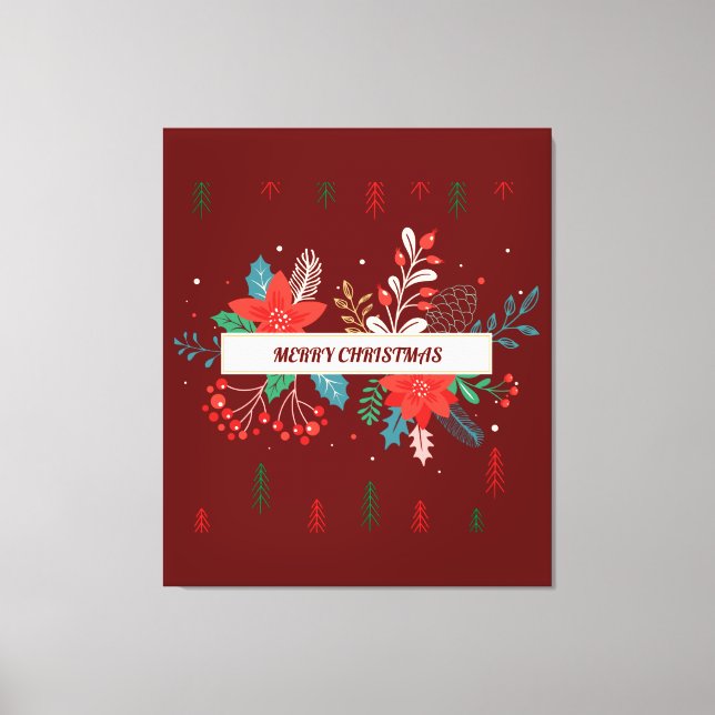 Merry Christmas Canvas Print (Front)