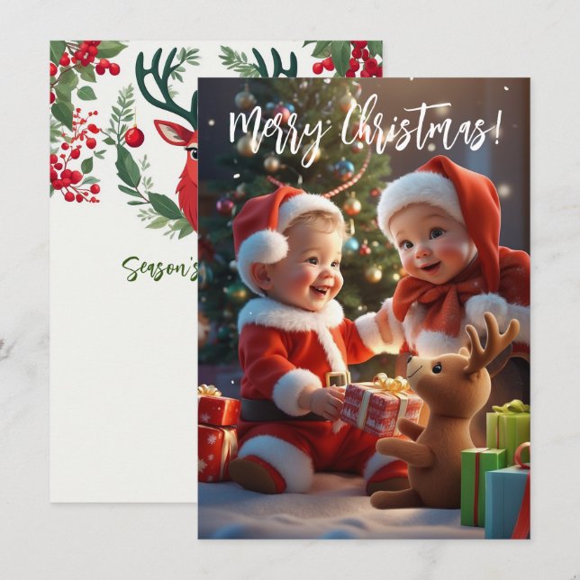 Merry Christmas Card (Front/Back)