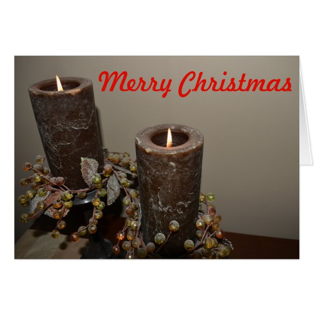 Merry Christmas, card (Front Horizontal)