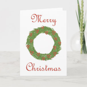 Merry Christmas card - blank