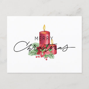 Merry christmas card cute , rustic , simple 