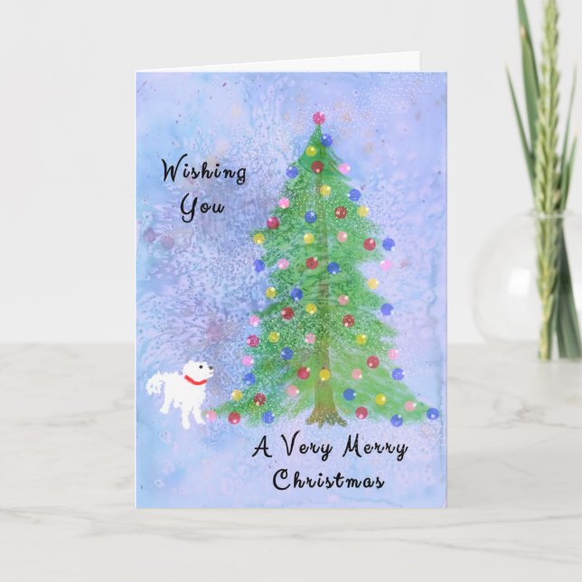Merry Christmas Card from You & Your Dog (Front)