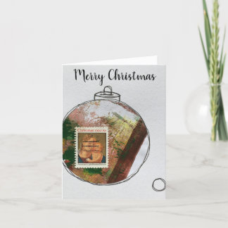 Merry Christmas Card - hand drawn ornament 2020-9