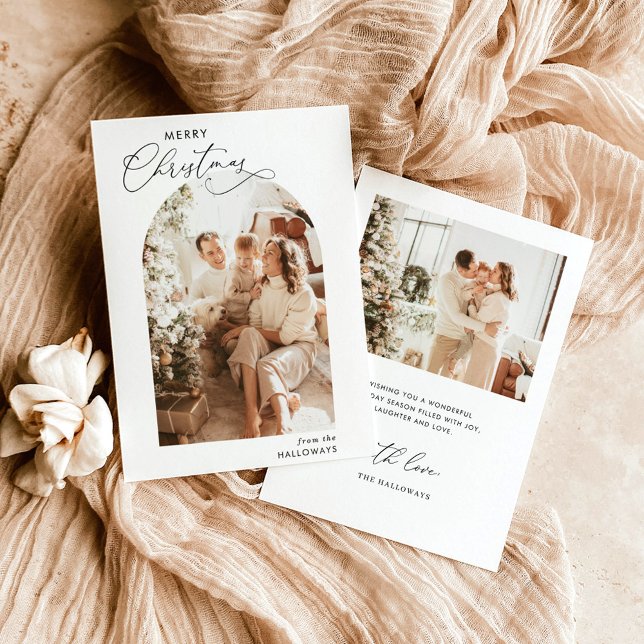 Merry Christmas Card | Modern Holiday Photo Card (Creator Uploaded)