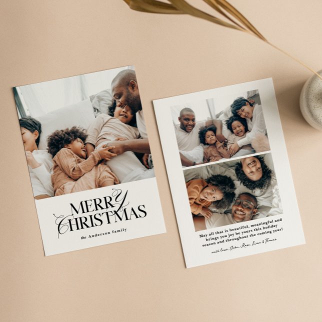 Merry Christmas Card | Modern Holiday Photo Card (Creator Uploaded)