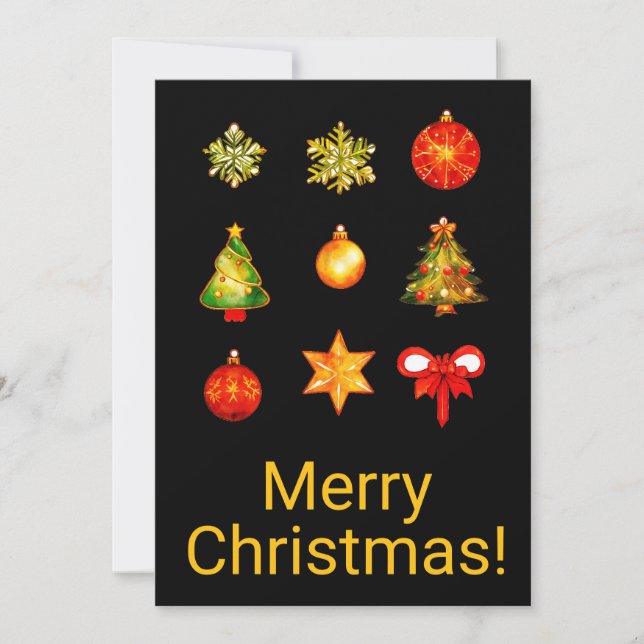 Merry Christmas cards (Front)