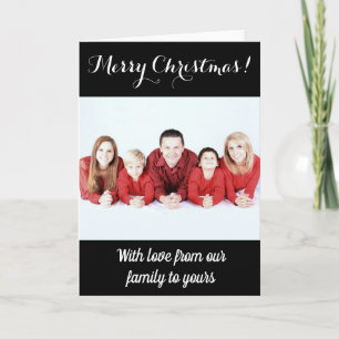Merry Christmas cards customizable