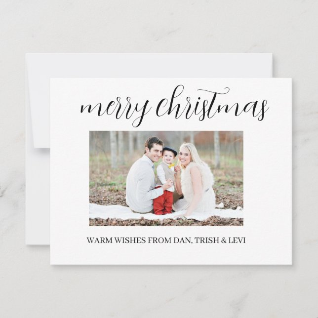 MERRY CHRISTMAS CARDS SIMPLE  (Front)