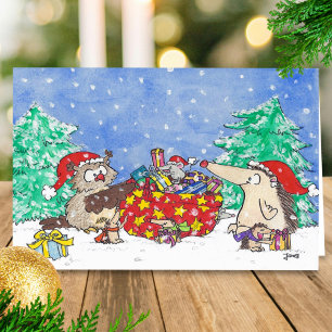 MERRY CHRISTMAS carte de voeux par Nicole Janes