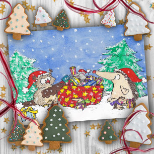 MERRY CHRISTMAS carte postale par Nicole Janes