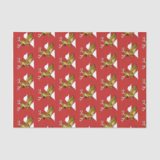 Merry Christmas Cartoon Flying Reindeer Cute Tissue Paper
