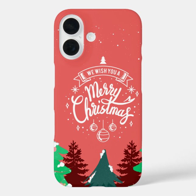 Merry Christmas Case-Mate iPhone Case (Back)