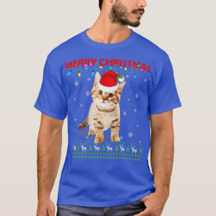 Merry Christmas Cat Matching Family Pyjamas Meowy T-Shirt