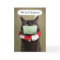 Merry Christmas Cat Talking Through Face Mask