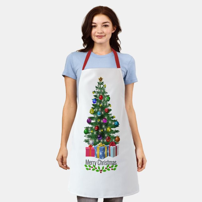 Merry Christmas Celebration Apron (Worn)