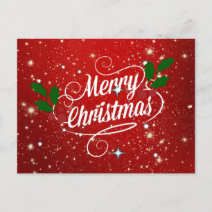 Merry Christmas, celebration, Postcard