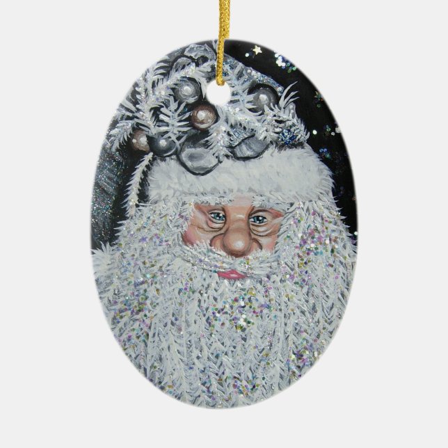 Merry Christmas Ceramic Ornament (Front)