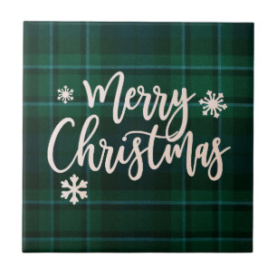 Merry Christmas ceramic tile