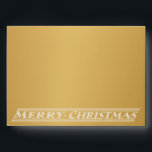 MERRY CHRISTMAS CHALKBOARD - GOLD ENVELOPE<br><div class="desc">MERRY CHRISTMAS CHALKBOARD ENVELOPE: Ornate chalkboard Christmas holiday custom envelopes with elegant retro vintage decorative typography. Click Customize It to make changes or add your own images or text. Bright and cheerful contemporary, classic, modern and stylish way to express old fashion warm wishes for happy winter holiday celebrations with trendy...</div>