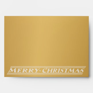 MERRY CHRISTMAS CHALKBOARD - GOLD ENVELOPE