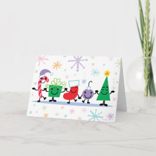 Merry Christmas Characters card