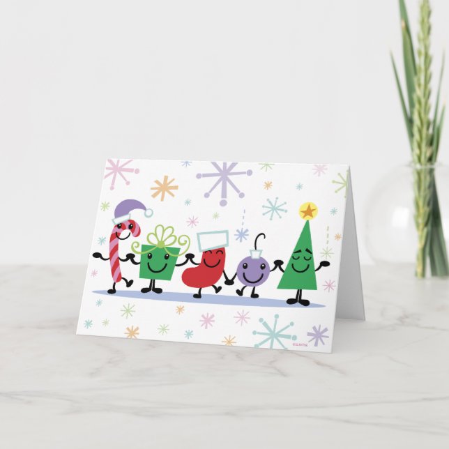 Merry Christmas Characters card (Front)