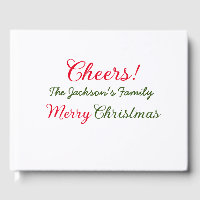 merry christmas cheers add family name text photo