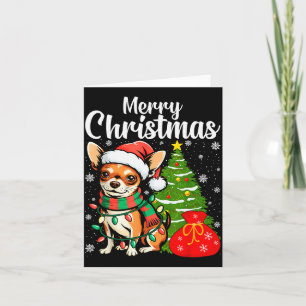Merry Christmas Chihuahua  Card