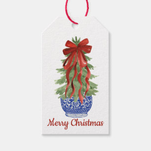 Merry Christmas Chinoiserie Gift Tag