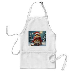 Merry christmas chipmunk standard apron