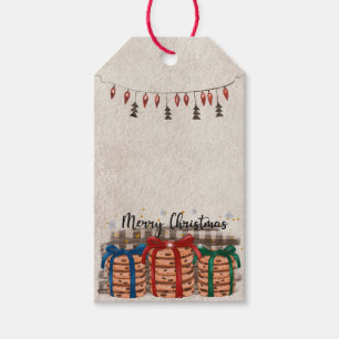 Merry Christmas Chocolate Chip Cookies Gift Tags