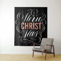Merry CHRISTmas Christian Calligraphy Jesus Christ