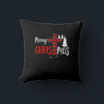 Merry Christmas Christians Red Buffalo Plaid Cross Throw Pillow<br><div class="desc">This is a great gift for your family,  friends during Hanukkah holiday. They will be happy to receive this gift from you during Hanukkah holiday.</div>