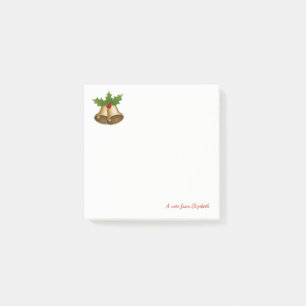 Merry Christmas,Christmas Bell -Personalized Post-it Notes