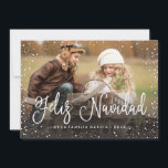 Merry Christmas | Christmas Card<br><div class="desc">Christmas Card with Snow Design and Photo</div>