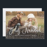 Merry Christmas | Christmas Card<br><div class="desc">Christmas Card with Snow Design and Photo</div>